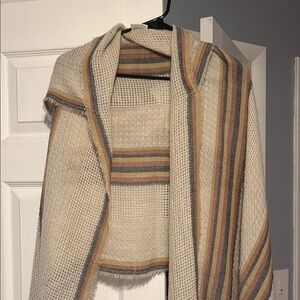 Free people hooded shawl